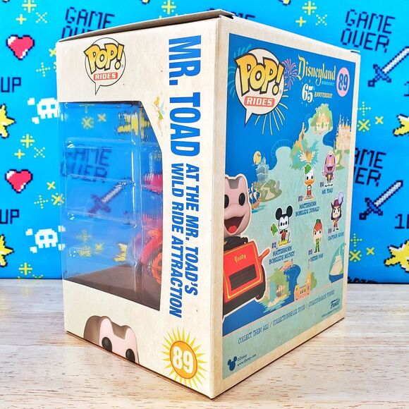 Funko PoP Rides Mr Toad at the Wild Ride Attraction #89 Disney 65th Anniversary - Picture 5 of 10